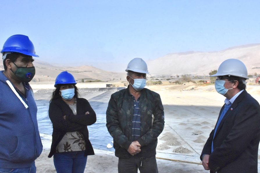 Obras en Tranque Sobraya potenciarán y darán seguridad al riego del valle de Azapa