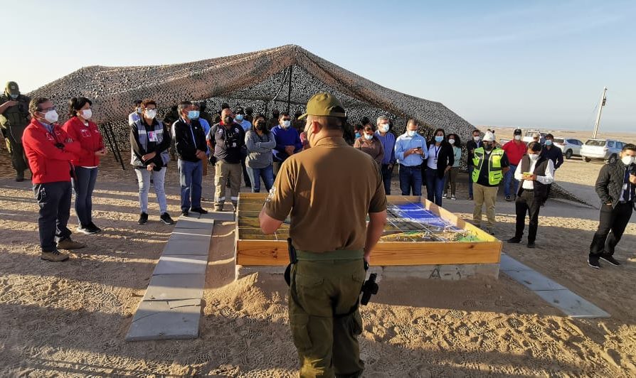 Representantes de la sociedad civil y gremios, conocen despliegue y acción conjunta para contener ingreso ilegal en frontera