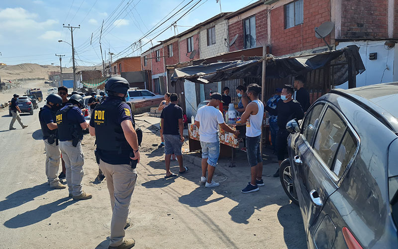 Operativo de la PDI en Arica dejó 620 extranjeros fiscalizados y 304 denunciados