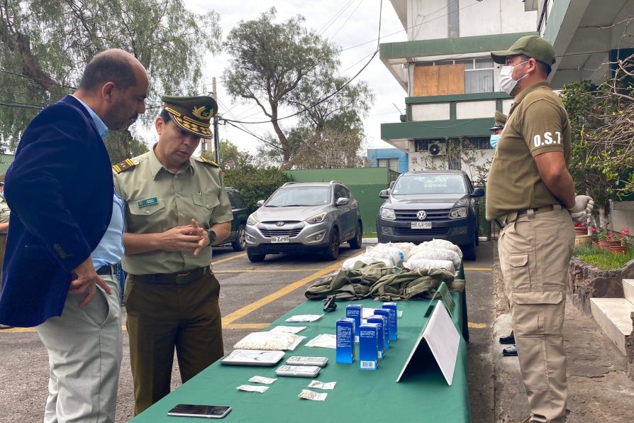 Intenso trabajo de Carabineros en frontera y la ciudad en el combate contra el tráfico de drogas