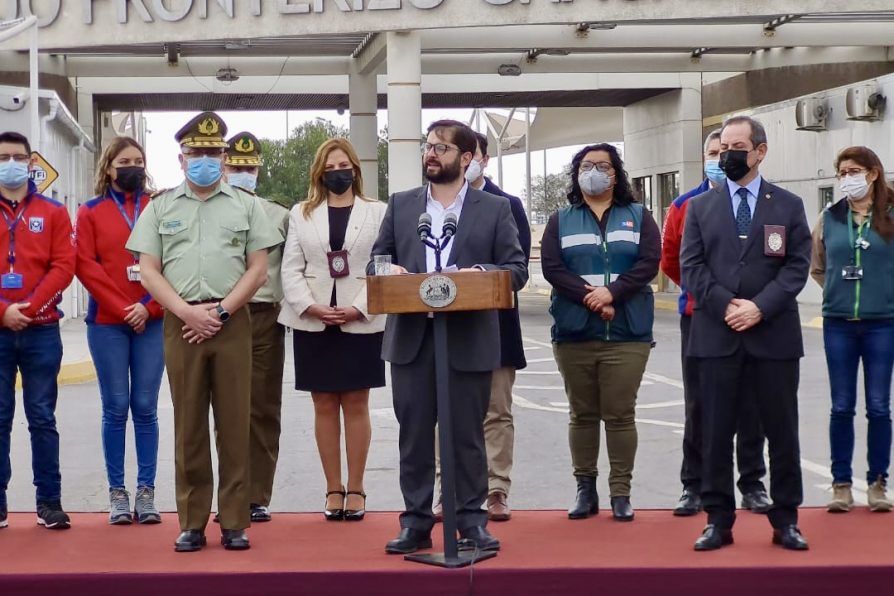 Presidente Gabriel Boric supervisó Plan de Normalización en las fronteras Chile-Perú