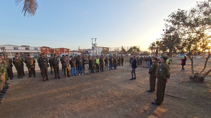 Servicios focalizados de Carabineros continúan su labor preventiva y se suma dron a la labor de patrullaje