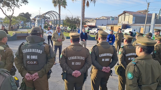 Delegación Presidencial, Carabineros y municipalidad de Arica coordinan Servicios policiales focalizado ￼