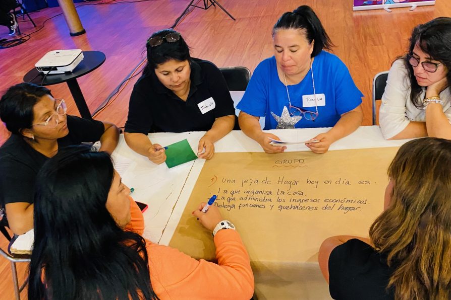 Mujeres jefas de hogar reflexionan sobre programa que se despliega en alianza entre SernamEG y Delegación Presidencial