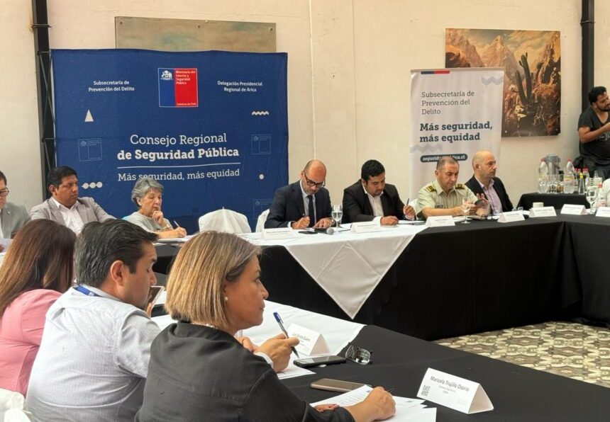 94% de los compromisos adquiridos en el Consejo Regional de Seguridad Pública han sido completados