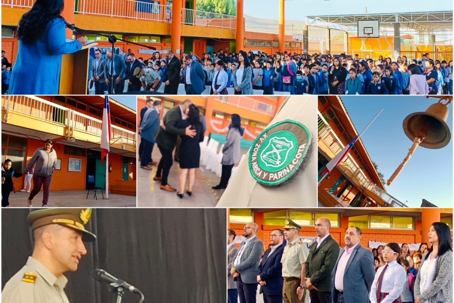 Escuelas públicas de la región rinden homenaje a mártires de Carabineros