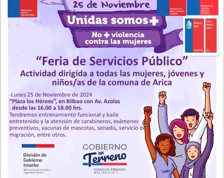 Delegación invita a la Feria de la No Violencia