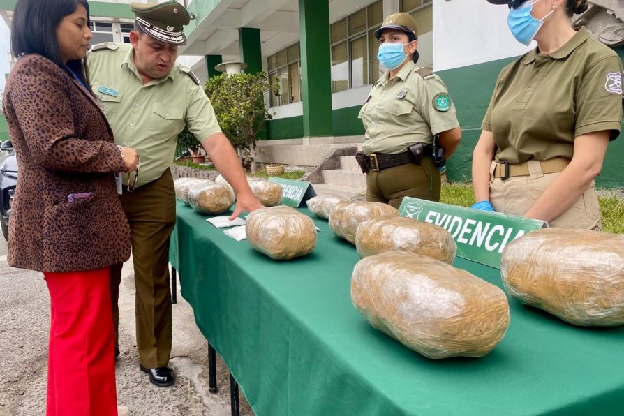 Plan arrojó dos detenidos por tráfico en la ruta 11 Ch y Cuya
